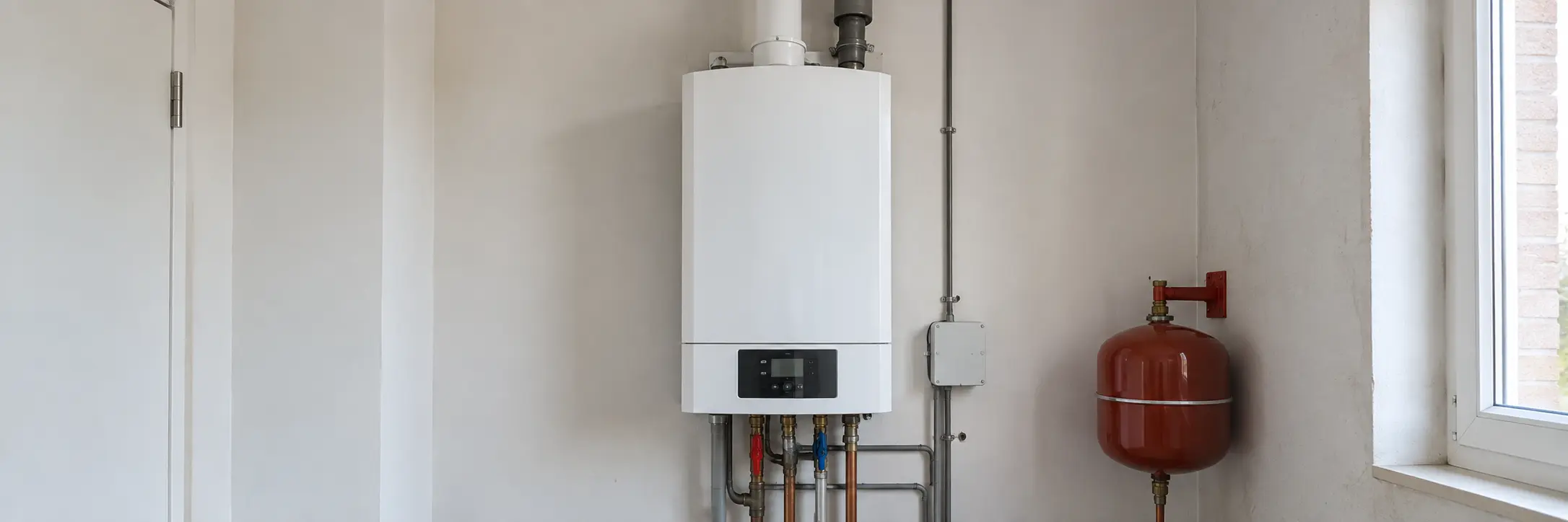CV-ketel bij een Nederlandse woning