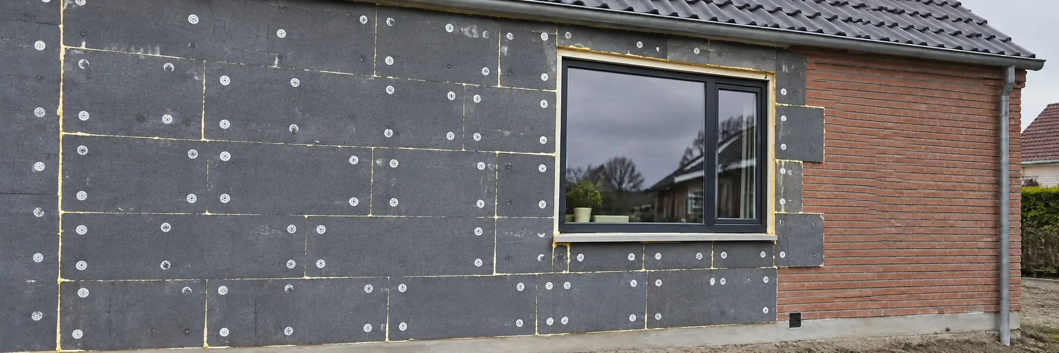 Gevelisolatie bij een Nederlandse woning